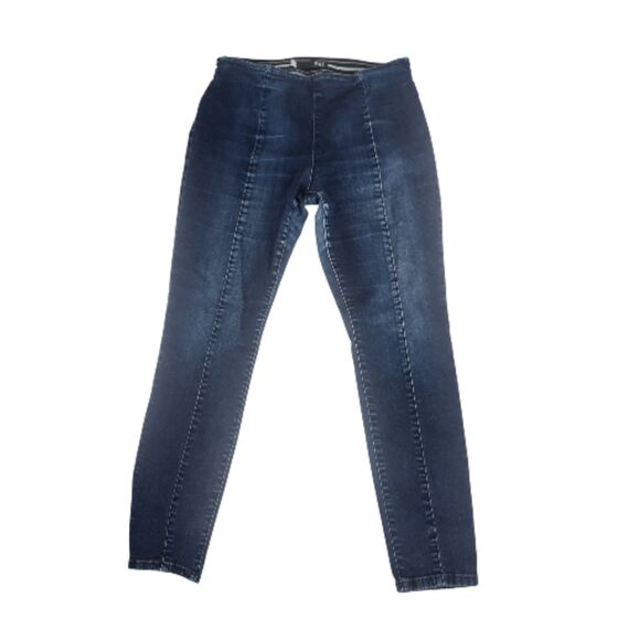 Kut From The Kloth Pullon Stretch Jegging/Jeans-14-Dark Wash-Hi Rise-Comfort-Y2K - Picture 2 of 10